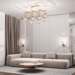 Умная потолочная люстра 60144/10 золото — изображение 6