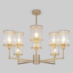 Умная потолочная люстра 60144/8 золото