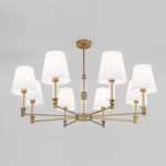Умная потолочная люстра 60145/8 латунь