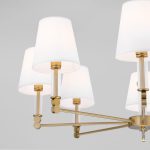 Умная потолочная люстра 60145/8 латунь — изображение 3