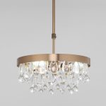 Умная потолочная люстра с хрусталем 60165/3 латунь — изображение 3