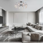 Умная потолочная люстра с хрусталем в стиле лофт 70090/8 графит — изображение 6