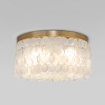 Умная потолочная люстра с перламутром 60084/5 латунь/перламутр Smart