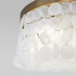 Умная потолочная люстра с перламутром 60084/5 латунь/перламутр Smart — изображение 3