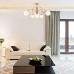 Умная потолочная люстра с плафонами 30177/6 латунь — изображение 6