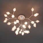 Умная потолочная люстра серебряного цвета 548 Smart — изображение 4