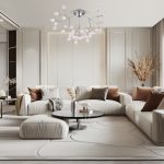 Умная потолочная люстра серебряного цвета 548 Smart — изображение 6