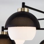 Умная потолочная люстра в стиле лофт 70106/6 черный — изображение 3