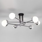 Умная потолочная люстра в стиле лофт 70129/8 хром Smart
