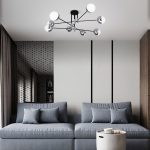 Умная потолочная люстра в стиле лофт 70129/8 хром Smart — изображение 5