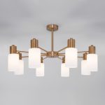 Умная потолочная люстра в стиле лофт 70160/8 латунь Smart