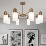 Умная потолочная люстра в стиле лофт 70160/8 латунь Smart — изображение 4