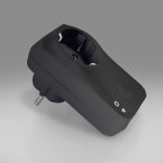 76100/00 Умная розетка черный матовый