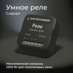 76006/00 реле Умный дом черный — изображение 3