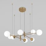 Умный подвесной светильник 70146/8 латунь