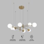 Умный подвесной светильник 70146/8 латунь — изображение 2