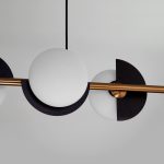 Умный подвесной светильник 70149/4 черный/латунь Smart — изображение 2