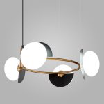 Умный подвесной светильник 70150/4 черный/латунь Smart — изображение 2