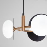 Умный подвесной светильник 70150/4 черный/латунь Smart — изображение 4