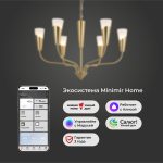 Умный подвесной светильник Rhyton 60167/6 латунь 60167/6 латунь — изображение 5