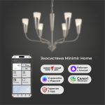 Умный подвесной светильник Rhyton 60167/6 никель 60167/6 никель — изображение 5