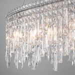 Умный подвесной светильник с прозрачным хрусталем 60159/10 хром — изображение 3