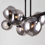 Умный подвесной светильник со стеклянными плафонами 70113/8 дымчатый Smart — изображение 3