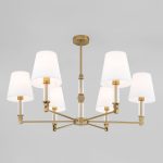 Умный потолочный светильник 60145/6 латунь