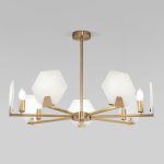 Умный потолочный светильник 60158/7 латунь