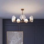 Умный потолочный светильник 60158/7 латунь — изображение 5