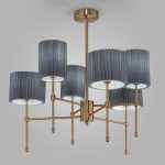 Умный потолочный светильник 60162/6 латунь