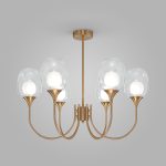 Умный потолочный светильник 70217/6 латунь