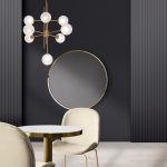 Умный потолочный светильник cо стеклянными плафонами 50383 латунь — изображение 4