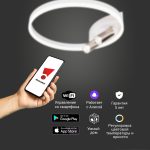 Умный потолочный светильник Eurosvet Luminari 90247/3 90247/3 белый/хром Smart — изображение 6