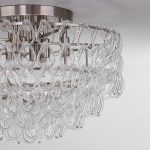 Умный потолочный светильник с фактурным стеклом 380/8 — изображение 4