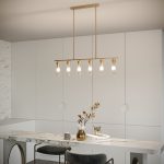 Умный потолочный светильник со стеклянными плафонами 60166 латунь — изображение 5