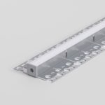 Заглушки для встраиваемого гибкого алюминиевого профиля под ГКЛ 9,5мм (комп. 2шт) ZLL-2-ALP024 — изображение 3