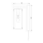 Бра в стиле лофт 60116/1 черный — изображение 5