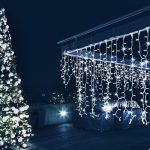 Новогодняя гирлянда бахрома белый с эффектом мерцания 3*0,6м IP65 100-101 белый с эффектом мерцания — изображение 12