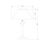 Настольная лампа 008/1T MRD (бордо) — изображение 4