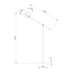 Напольный светильник 01142/1 золото — изображение 3