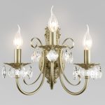 Настенный светильник с хрусталем 3305/3