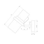 Настенный светильник с поворотным механизмом 503111 черный — изображение 3