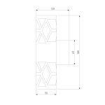 Դարակային LED լուսավորիչ Fanc սև MRL LED 1023 - Image 4
