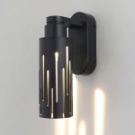 Настенный светодиодный уличный светильник Streak 3000K IP54 35197/W черный