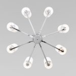 Подвесная люстра с абажурами 60128/8 хром — изображение 4