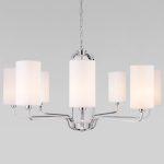 Подвесная люстра с абажурами 60128/8 хром — изображение 5