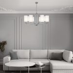 Подвесная люстра с абажурами 60128/8 хром — изображение 6