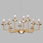 Классическая подвесная люстра 60150/10 латунь — изображение 2