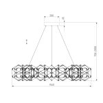 Подвесной светильник 90369/15 черный жемчуг — изображение 4